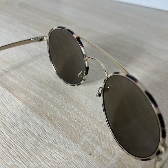 RARE! Prada SPR51S UAO-1C0 Sunglasses Beige Tortoise Silver READ DESC 54-22-135